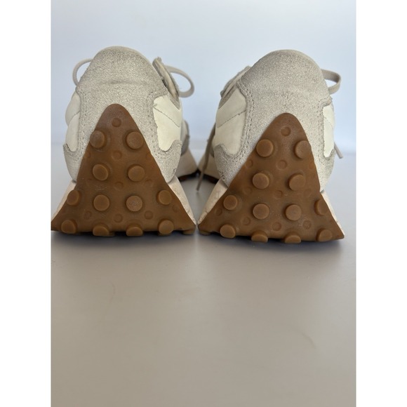 New Balance 327 Sneaker Shoe US 10W/8.5M Khaki Cream Running Athleisure Active - Picture 8 of 10